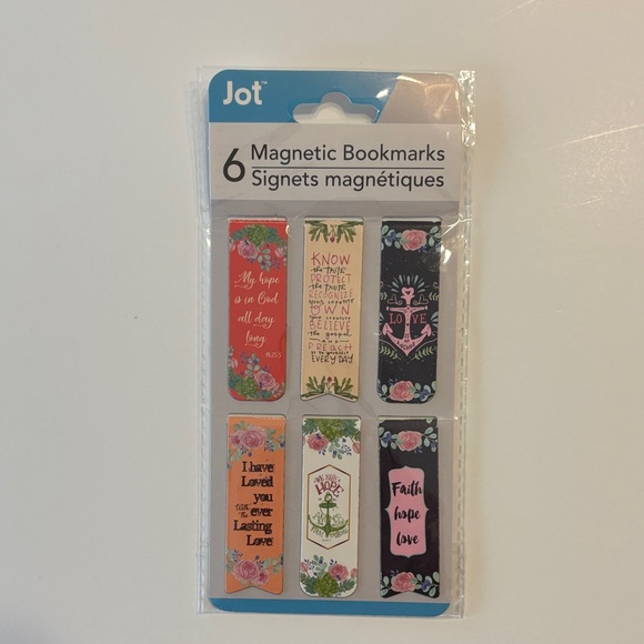 Jot 6 Count Magnetic Inspirational Bookmarks - Picture 2 of 9
